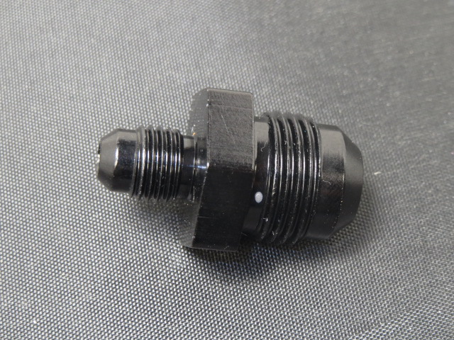 (image for) -10 Male to -6 Male Flare Reducer- Aluminum BLACK - Click Image to Close